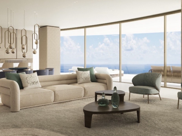Sea view luxury bedroom apartments for sale in Sinaya Island Sobha-Brain Properties