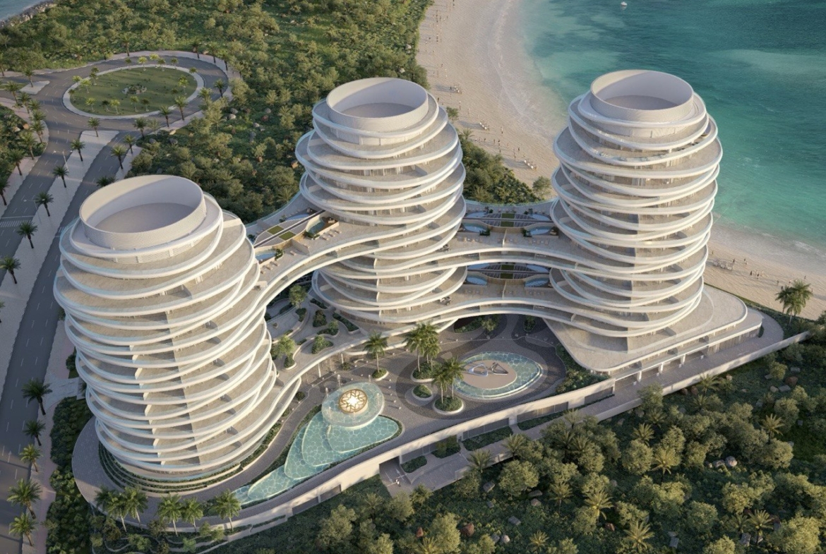 Sea view luxury bedroom apartments for sale in Sinaya Island Sobha-Brain Properties