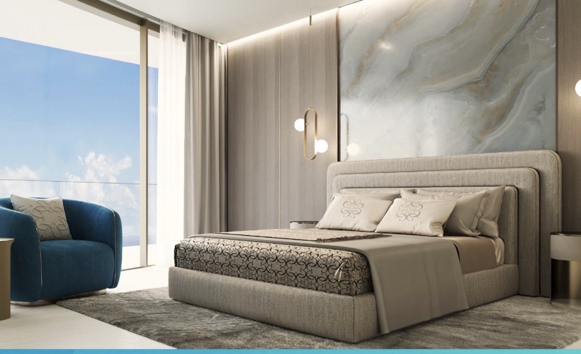 Sea view luxury bedroom apartments for sale in Sinaya Island Sobha-Brain Properties